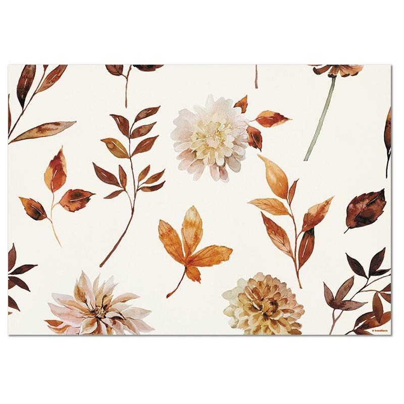 trendform Sets de table en papier AUTUMN LEAVES 4 x 12 feuilles  