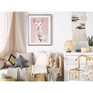 Beliani Imprimé mural encadré en Papier Moderne BALALA  