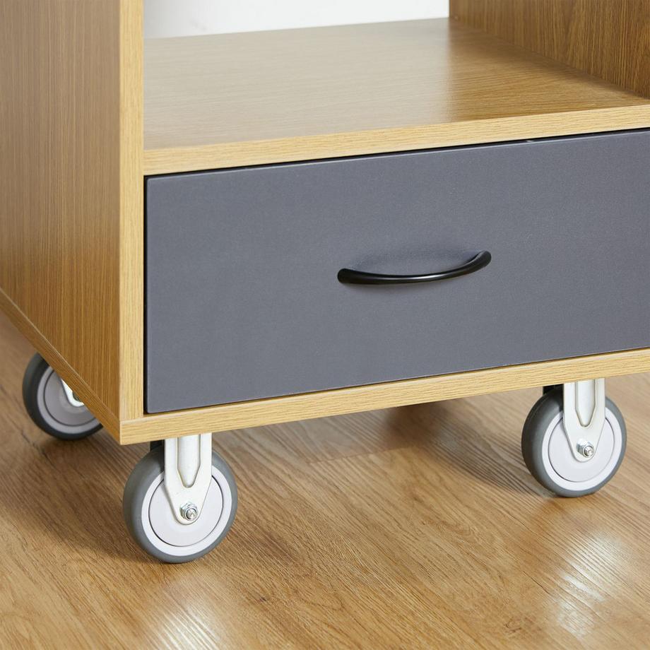 Northix  Ruote fisse, confezione da 4 