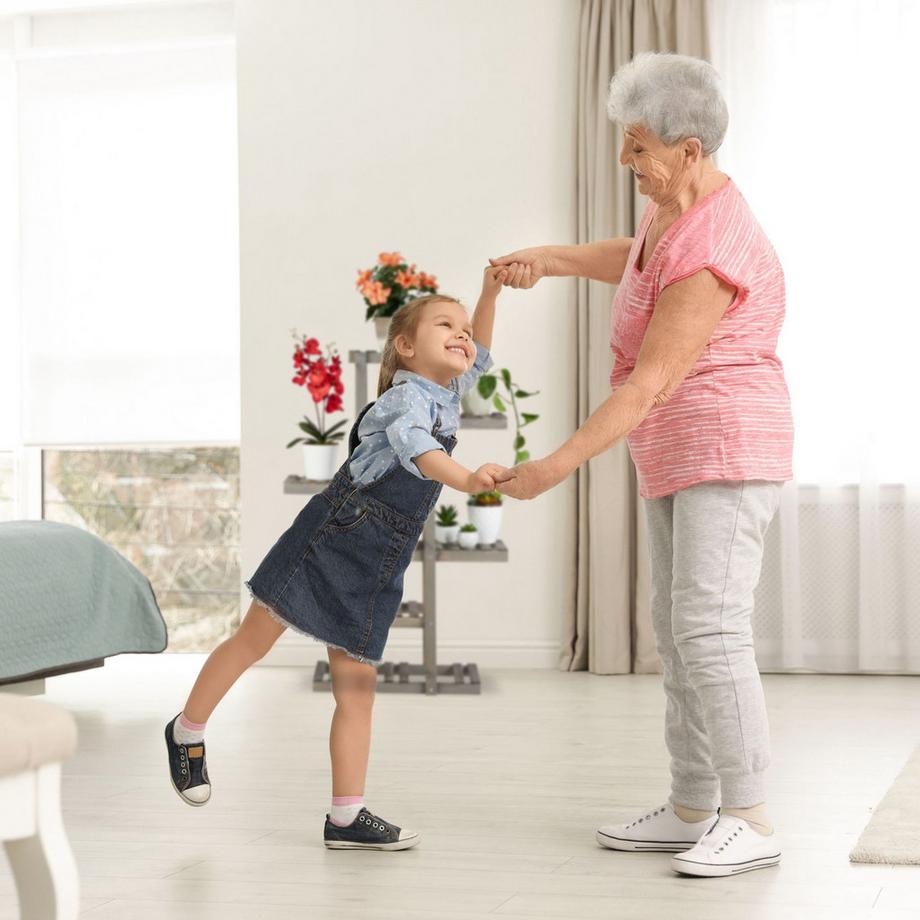 B2X  Étagère à fleurs en bois à 5 niveaux 