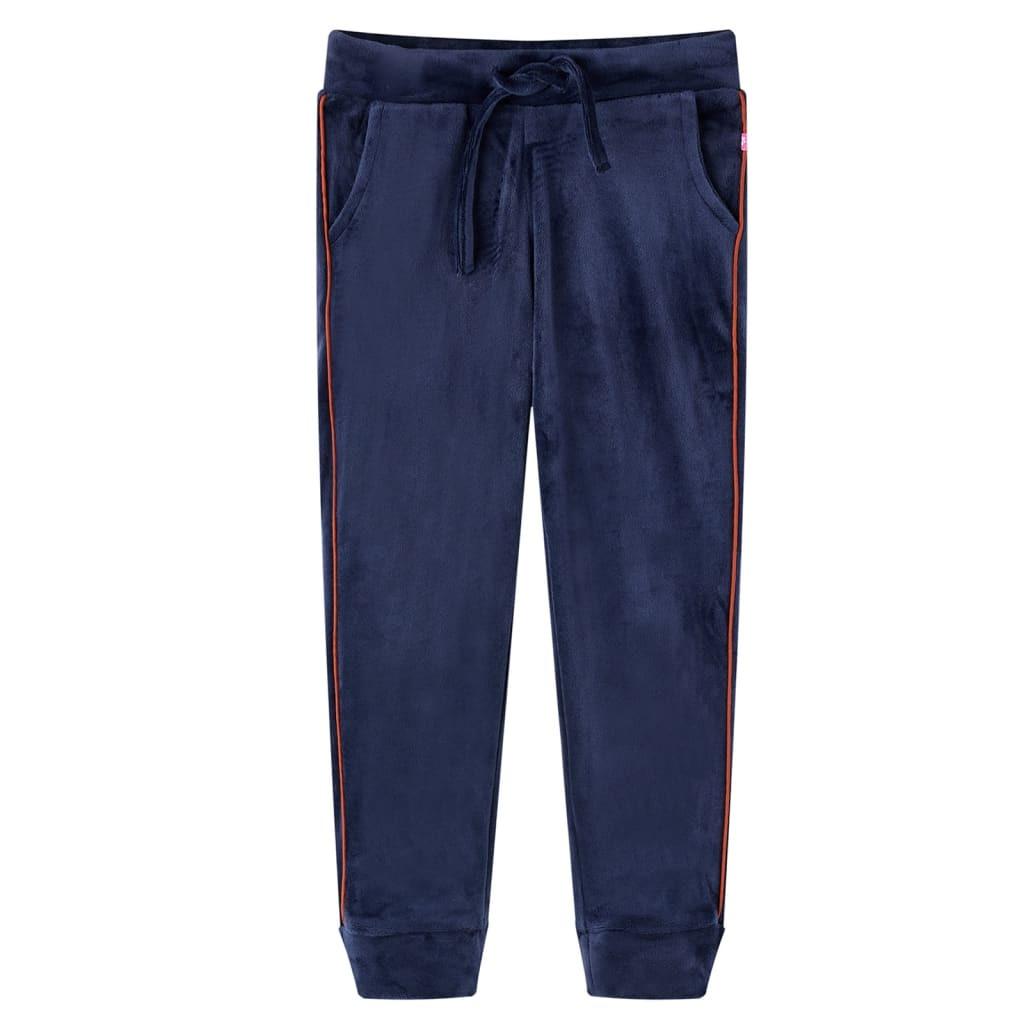 Image of Kinder Trainingshose Polyester Unisex Blau 140