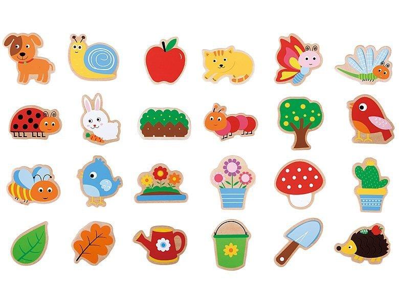 Image of Kreativ Magnet-Set Garten (24Teile)