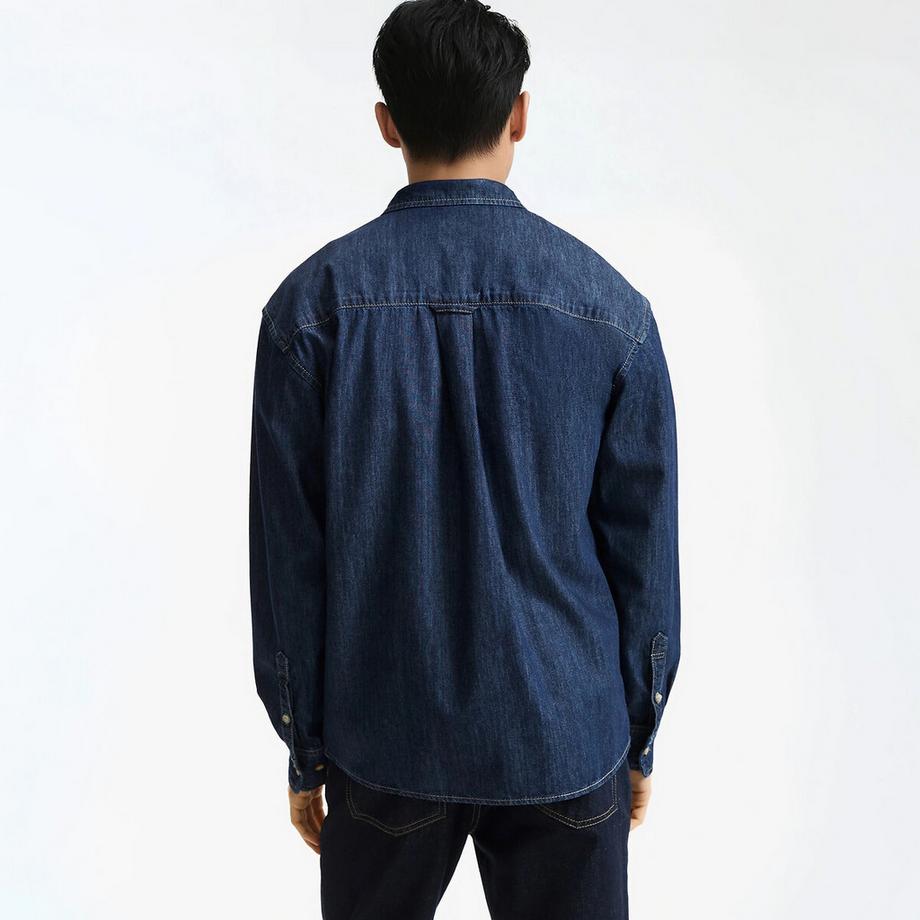 La Redoute Collections Camicia in denim Regular Fit  