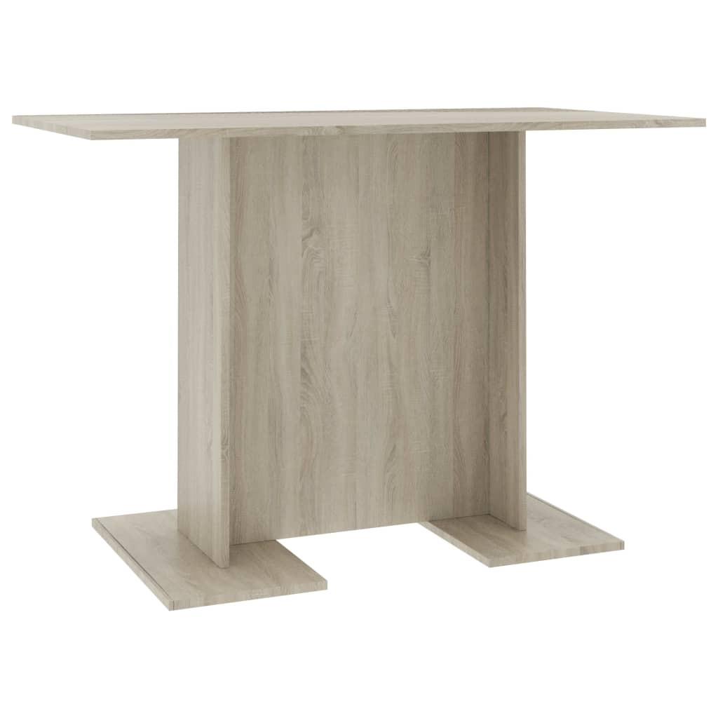 VidaXL Table de salle à manger bois d'ingénierie  