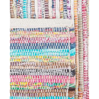 Beliani Tapis en Coton Boho MERSIN  