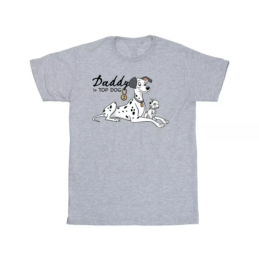Disney - 101 Dalmatians Top Dog TShirt, für Herren, Grau, Größe 4XL