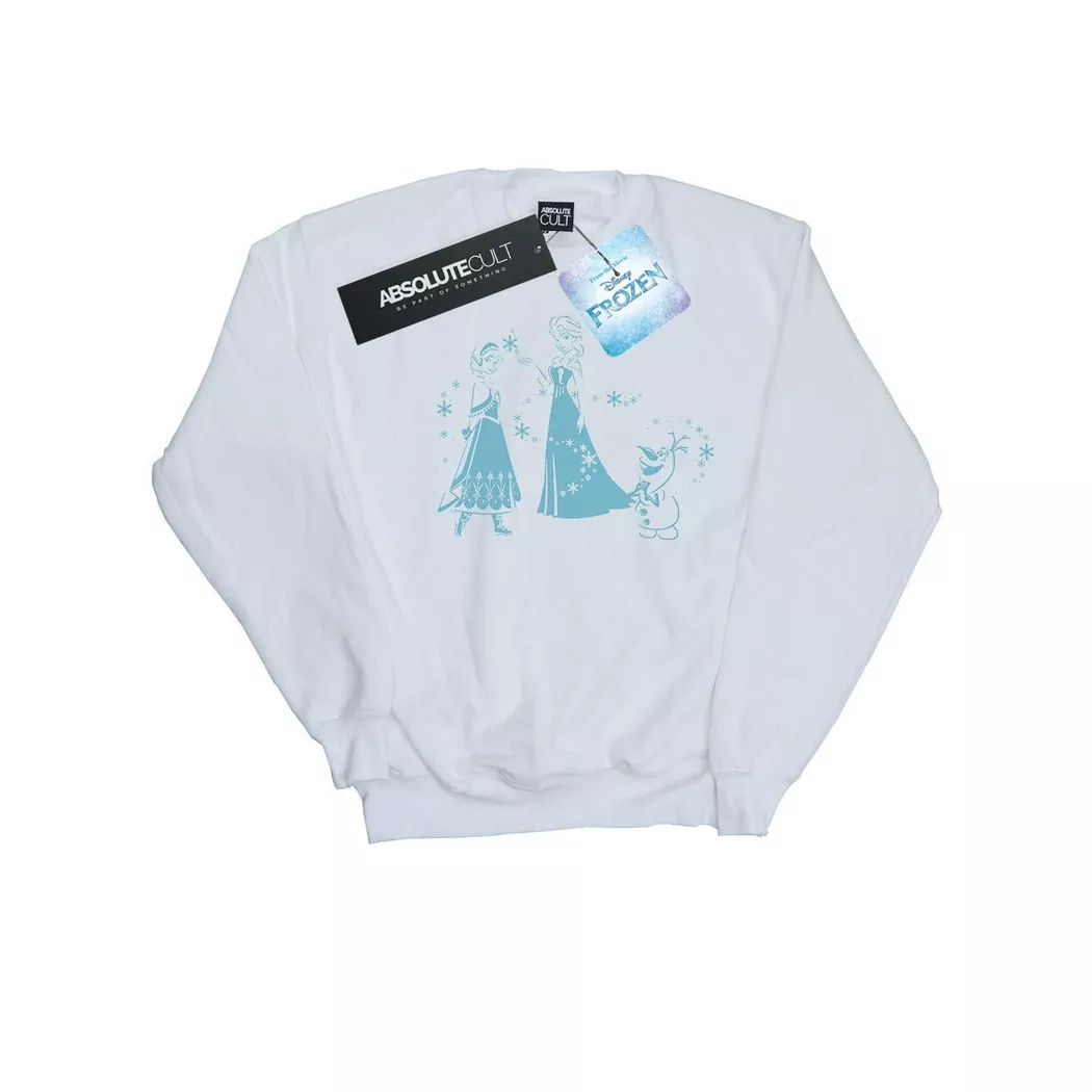 Disney - Frozen Sweatshirt, für Damen, Weiss, Größe S