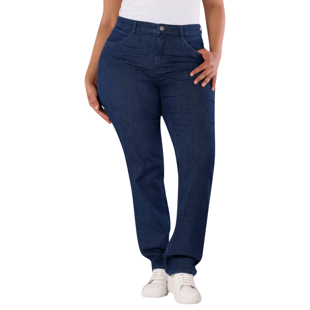 BRAX - Carola Jeans Straight Fit, für Damen, Nachtblau, Größe W32