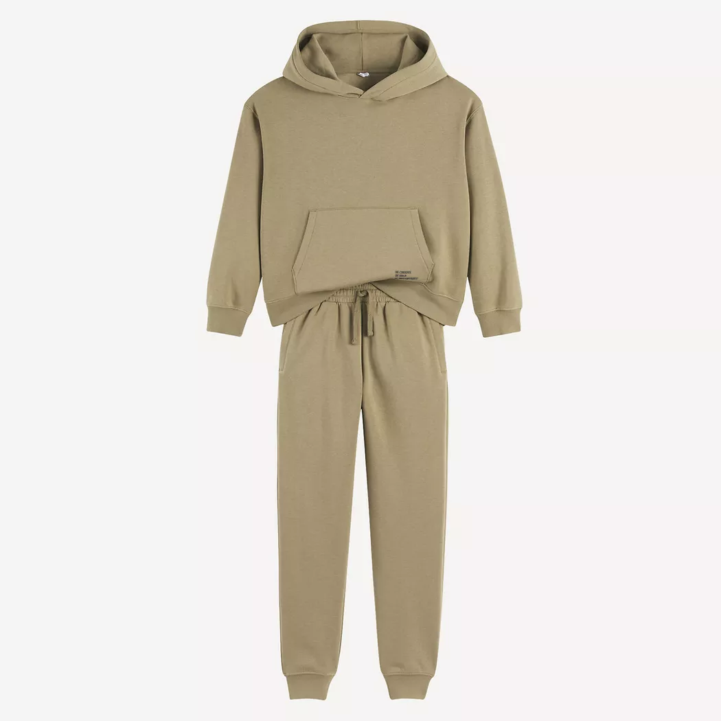 La Redoute Collections - Set aus Sweatshirt und Hose, 126, Khaki