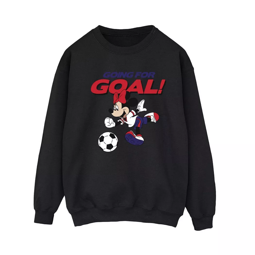 Disney - Going For Goal Sweatshirt, für Damen, Schwarz, Größe S