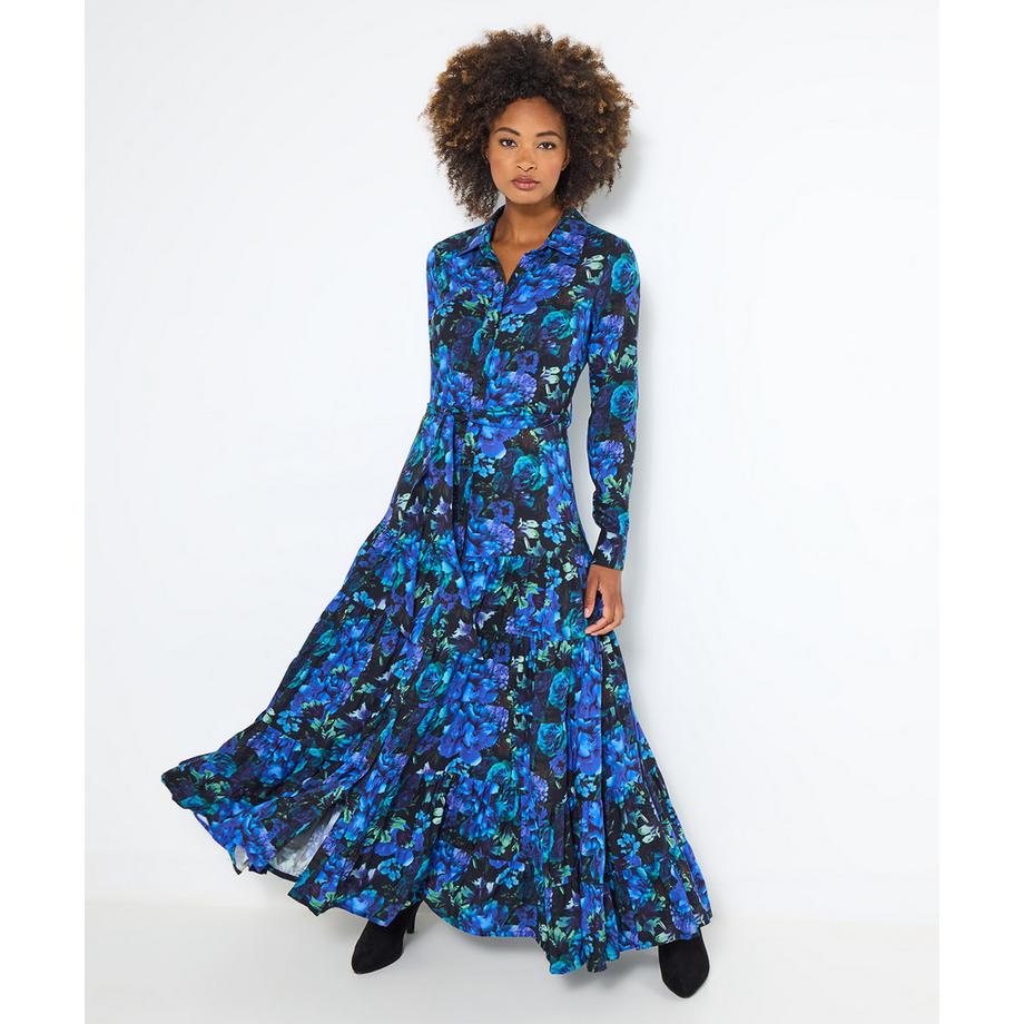 Joe Browns Abito a camicia floreale blu  