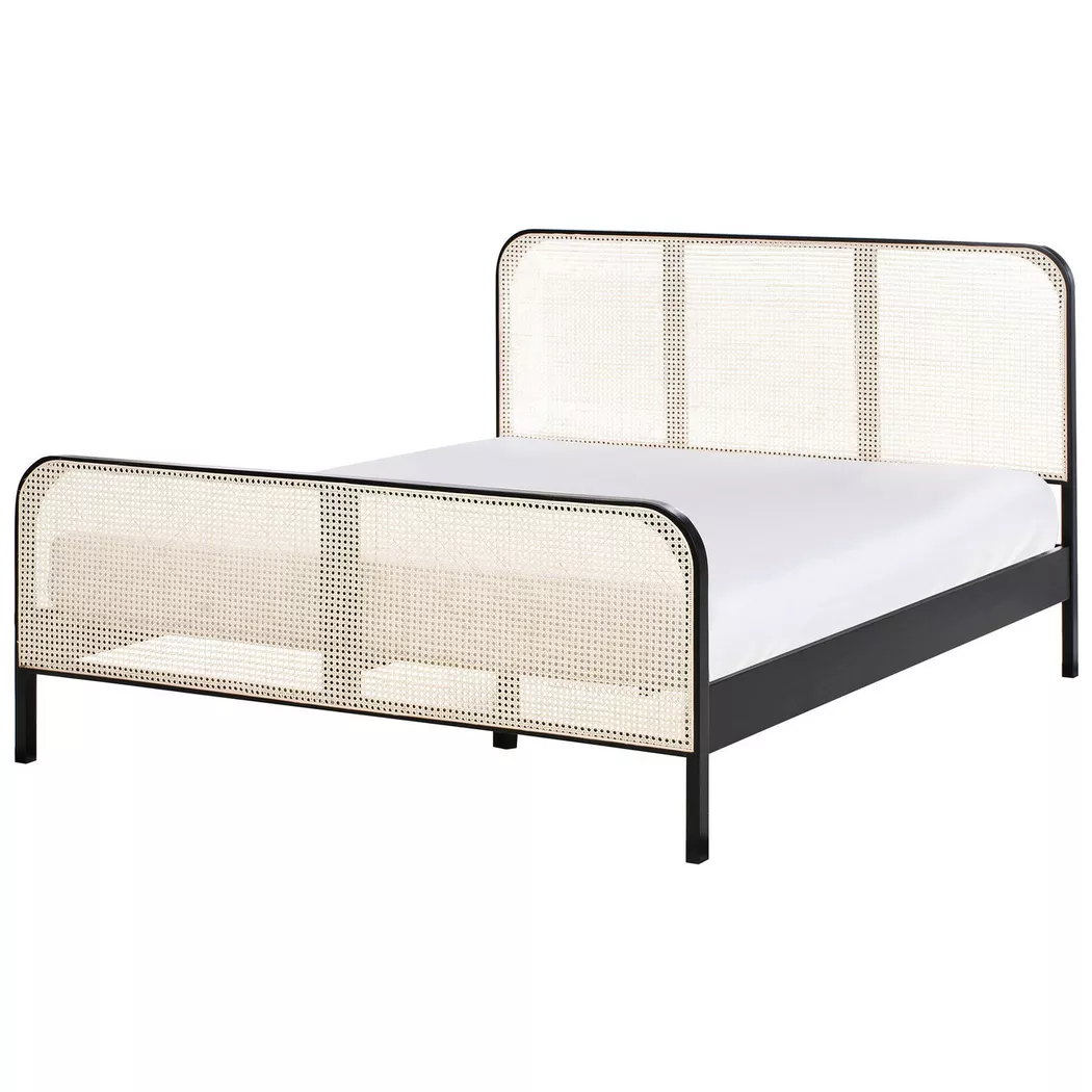 Beliani - Bett mit Lattenrost aus Kiefernholz  GONFARON, 160X200CM, Braun Medium