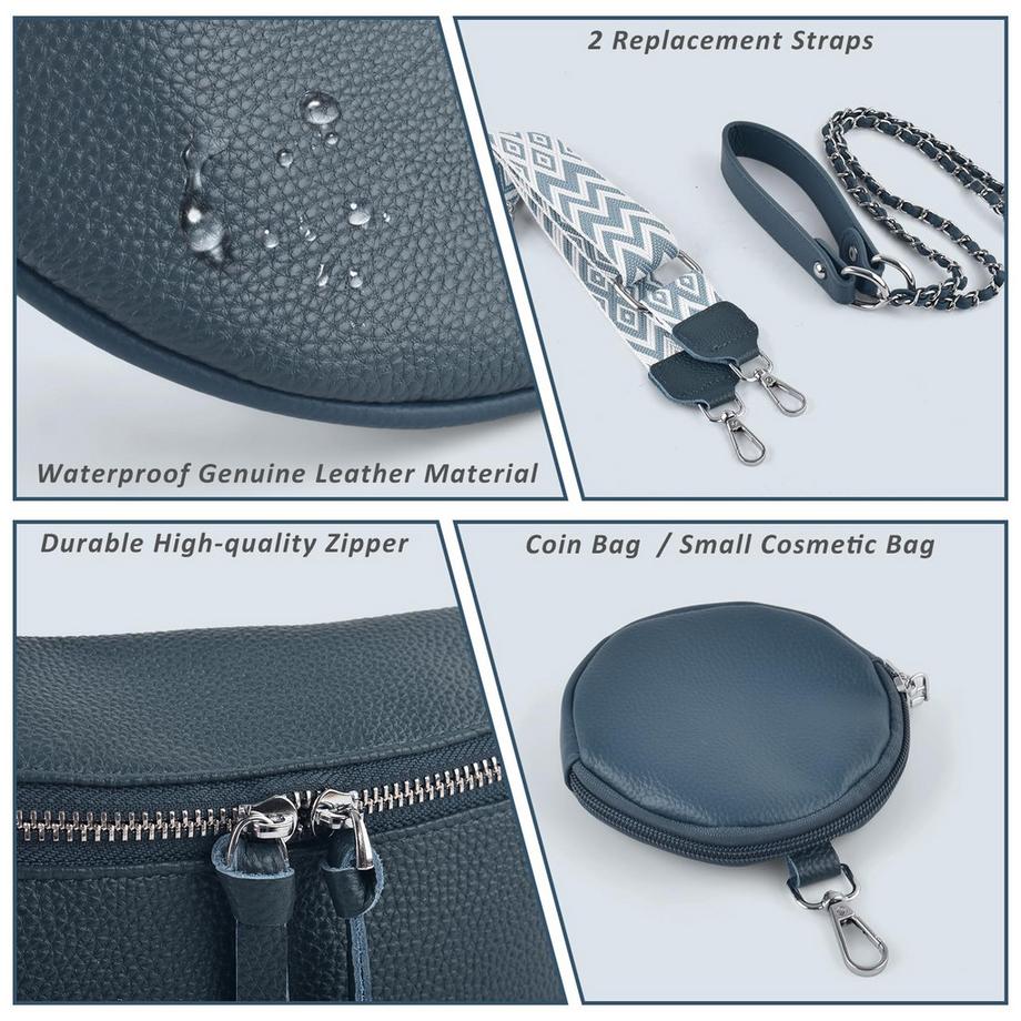 Only-bags.store Sac à Bandoulière Pour Téléphone Portable avec Deux Larges Bretelles  