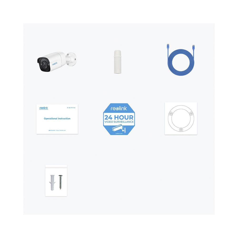 Reolink  P320 Caméra bullet d'extérieur 5 MP 110° IR-LED 30m PoE 