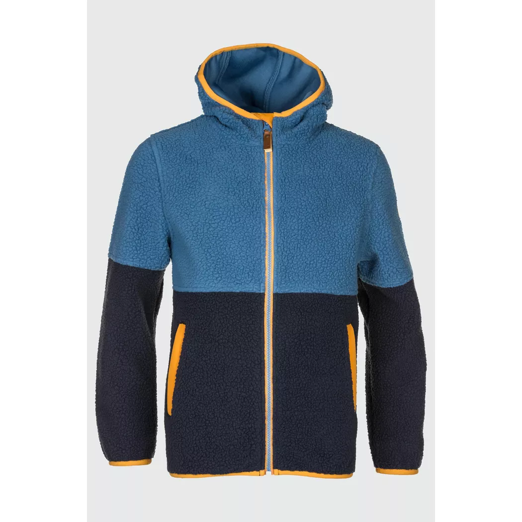 Rukka - Chips Kinder Sherpa Fleece Jacke, 116, Blau