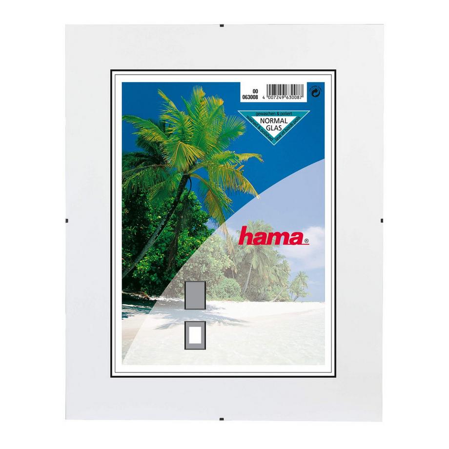 HAMA Cliprahmen 15x21 cm Normalglas Bildgröße 10 x 15 cm