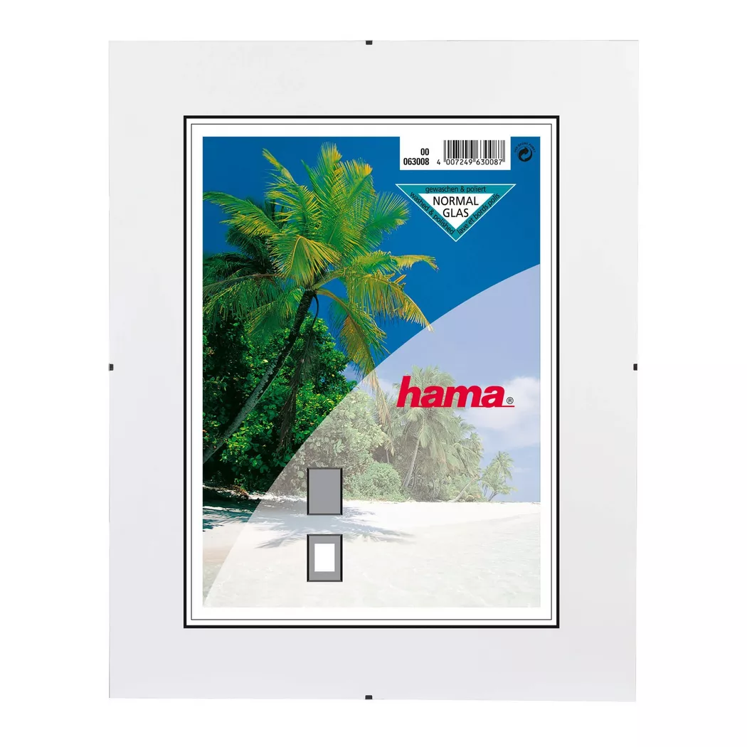 Hama -  Cliprahmen 15x21 cm Normalglas Bildgröße 10 x 15 cm, 15 x 20 cm