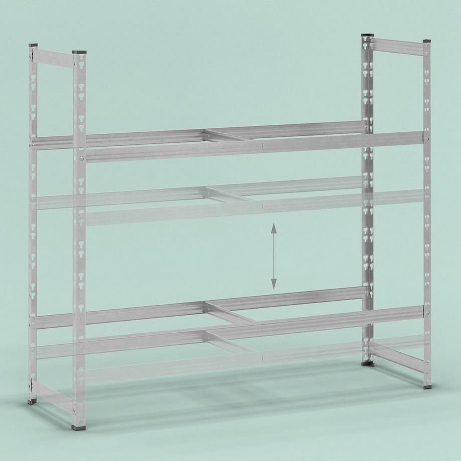 Northix Porta pneumatici per 8 ruote  