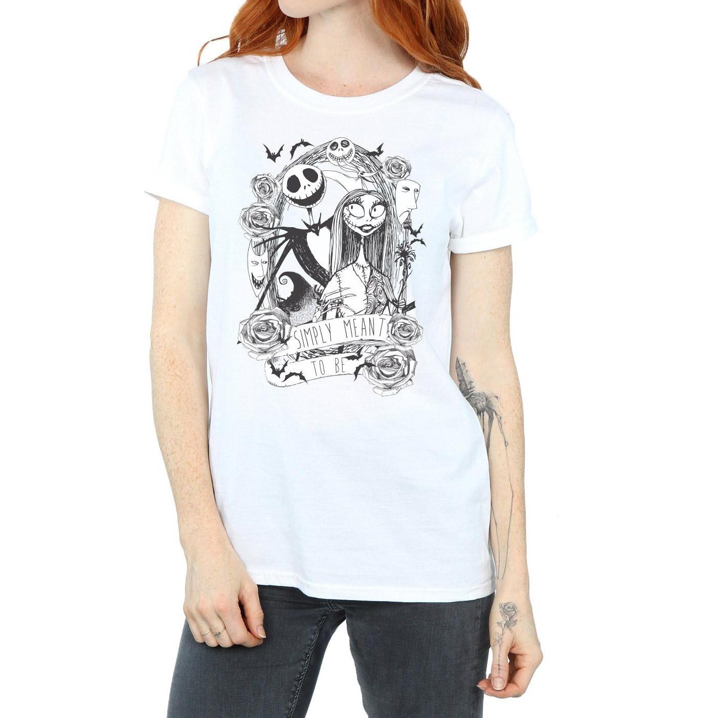 Disney  Tshirt NIGHTMARE BEFORE CHRISTMAS SIMPLY MEANT TO BE 