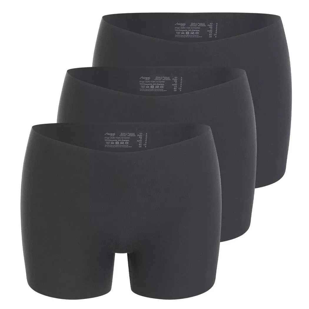 Sloggi - 3er Pack ZERO Feel 2.0 - Panty, für Damen, Schwarz, Größe XL