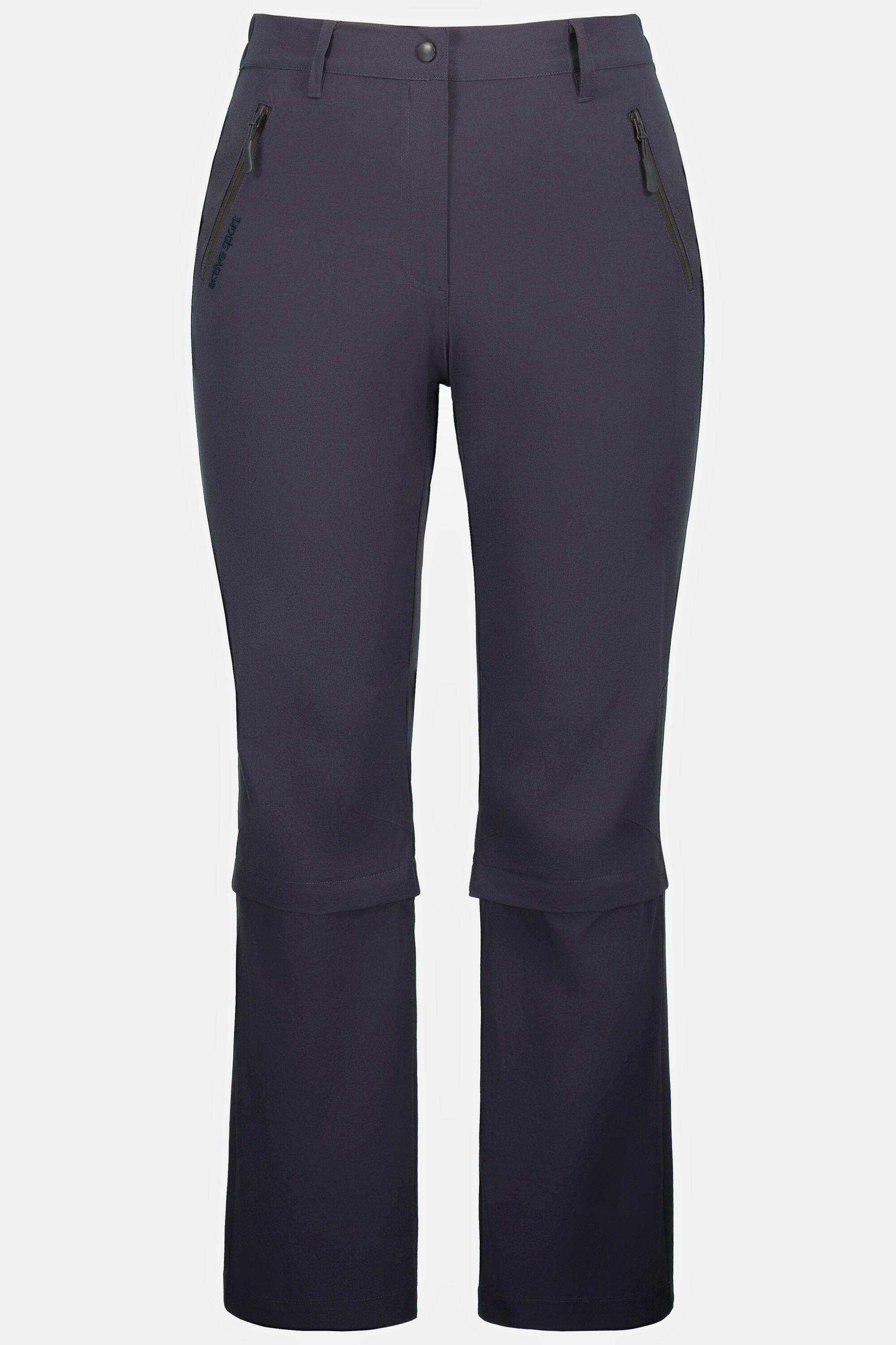 Ulla Popken  Pantalon modulable à système Zipp-Off, longueur ajustable, séchage rapide 