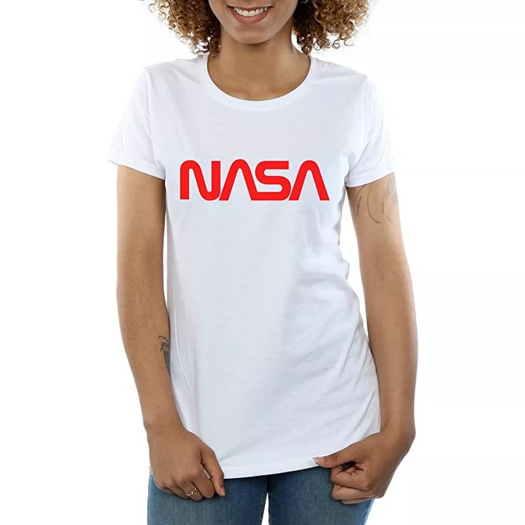 Nasa - Modern TShirt, für Damen, Weiss, Größe 3XL