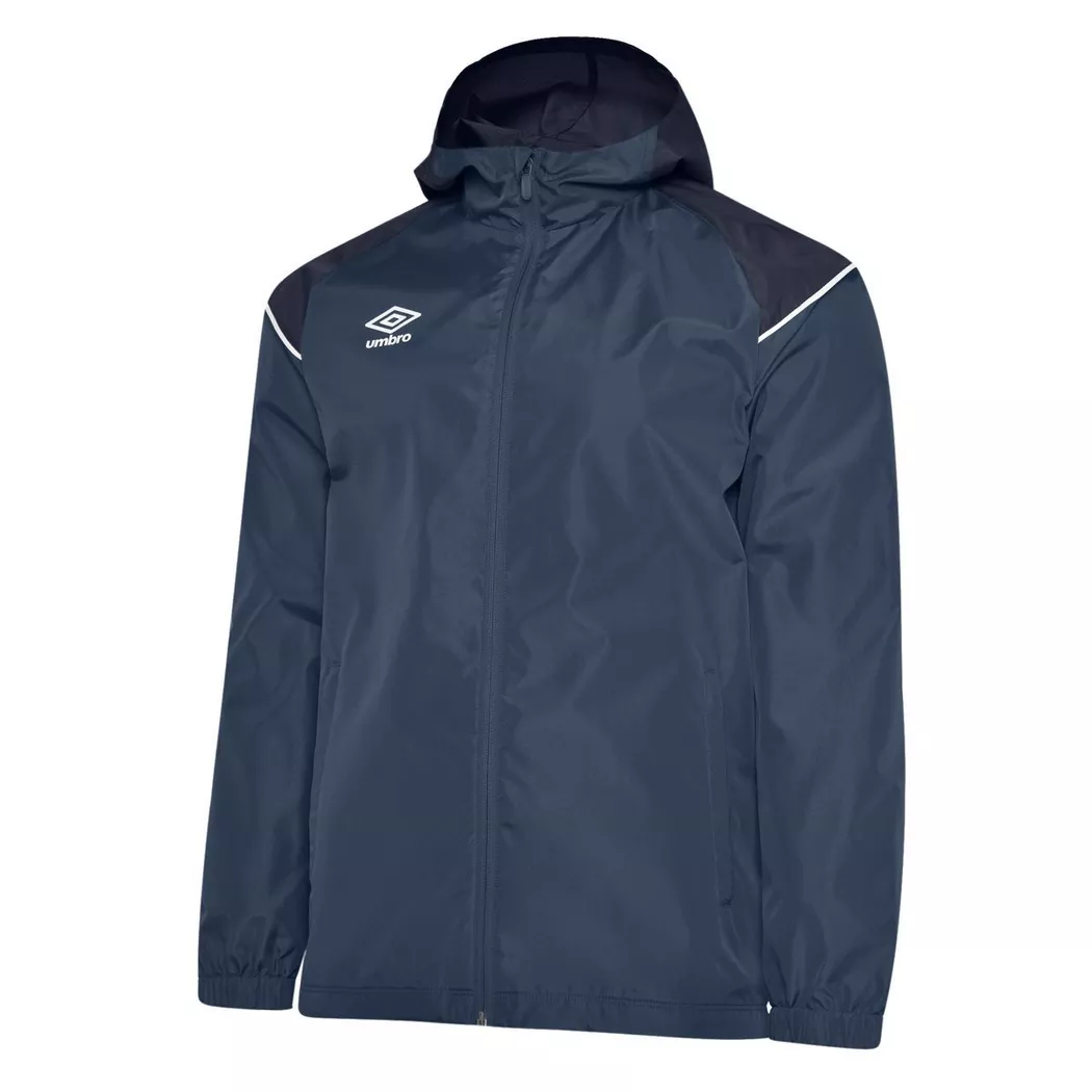 Umbro - Jacke, wasserfest mit Kapuze, 140, Marine