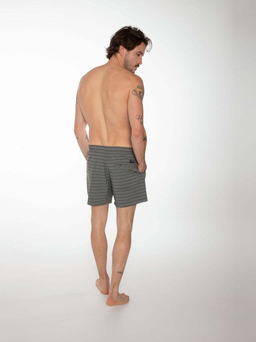 PROTEST Sharif Gestreifte Strandshorts  