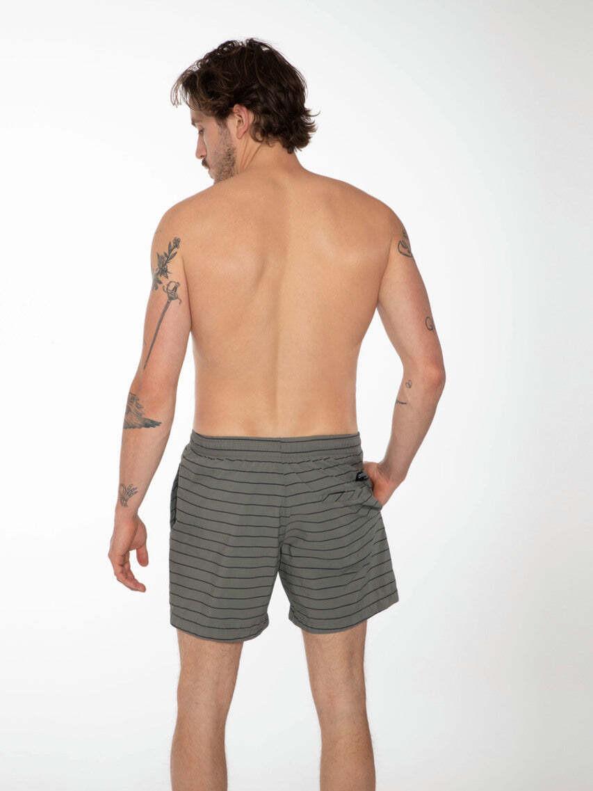 PROTEST Sharif Gestreifte Strandshorts  