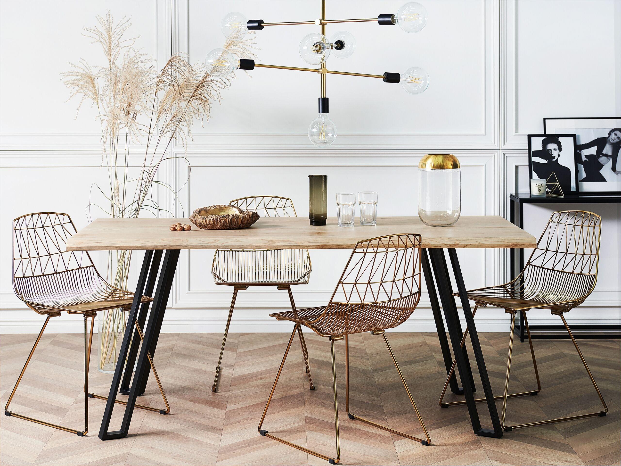 Beliani Table de repas en MDF Moderne GRAHAM  