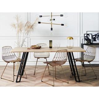 Beliani Table de repas en MDF Moderne GRAHAM  