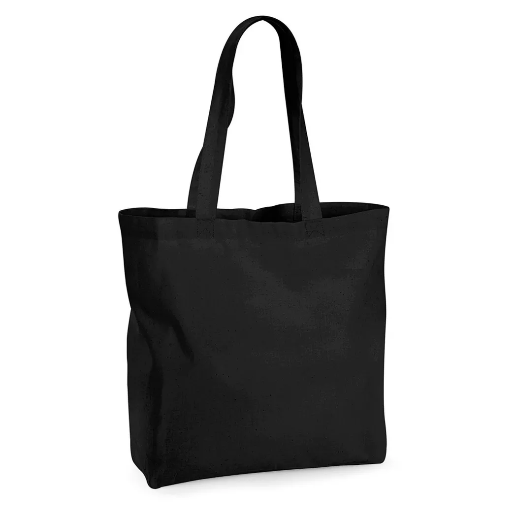 Westford Mill - Einkaufstasche Premium, Maxi, aus biologischem Anbau, für Damen, Schwarz, Größe Onesize