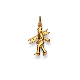 MUAU Schmuck  Pendentif ramoneur or jaune 750, 22x12mm 