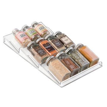 iDesign LINUS - Casier à épices pour tiroir, transparent