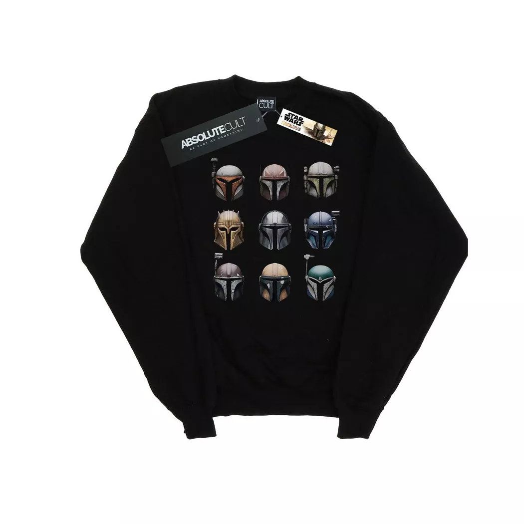 STAR WARS - The Mandalorian Display Sweatshirt, für Herren, Schwarz, Größe XL