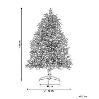 Beliani Albero natalizio innevato en Materiale sintetico Glamour BRISCO  