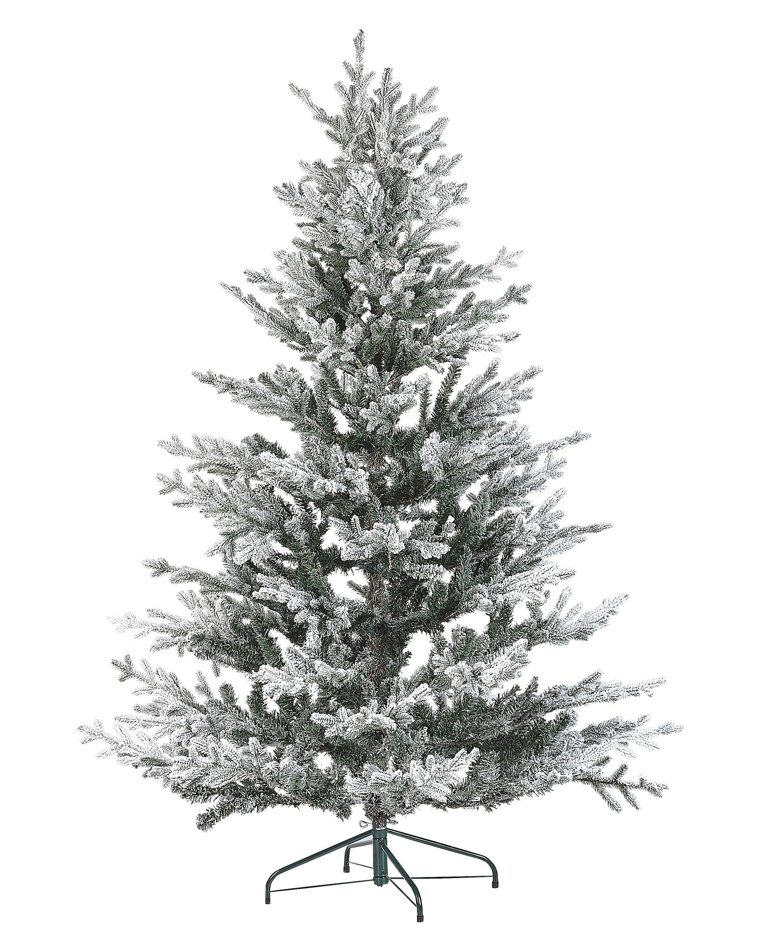 Beliani Weihnachtsbaum aus Kunststoff Glamourös BRISCO  