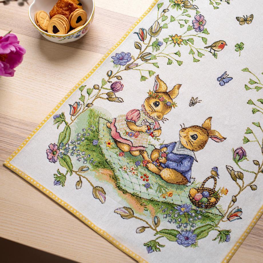 Villeroy&Boch Gobelin Läufer XL Picknick Spring Fantasy  