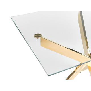 Beliani Esstisch aus Sicherheitsglas Modern MARAMO  