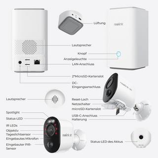 Reolink  Reolink Home Hub B350 Security System + Solar 