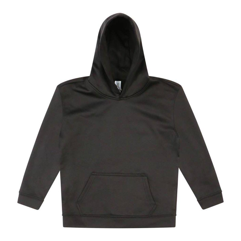 Image of Just Hoods Sport Polyester Kapuzenpullover Jungen Schwarz 7-8A