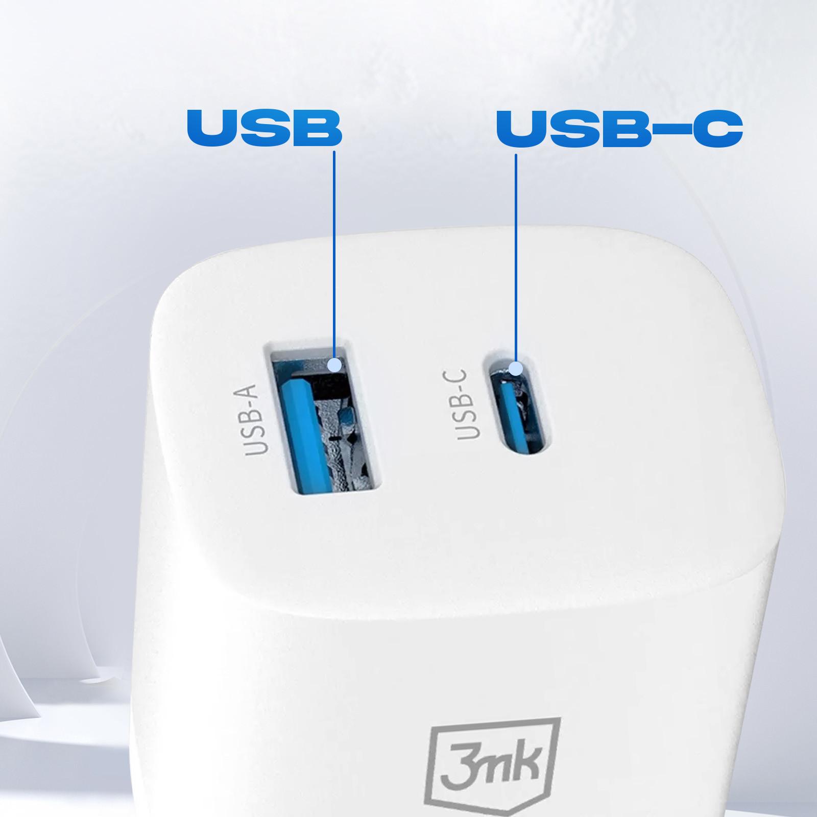 3mk Protection  Netzteil USB + USB-C 33W 