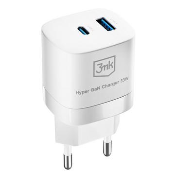 Caricabatterie USB + USB-C 33W