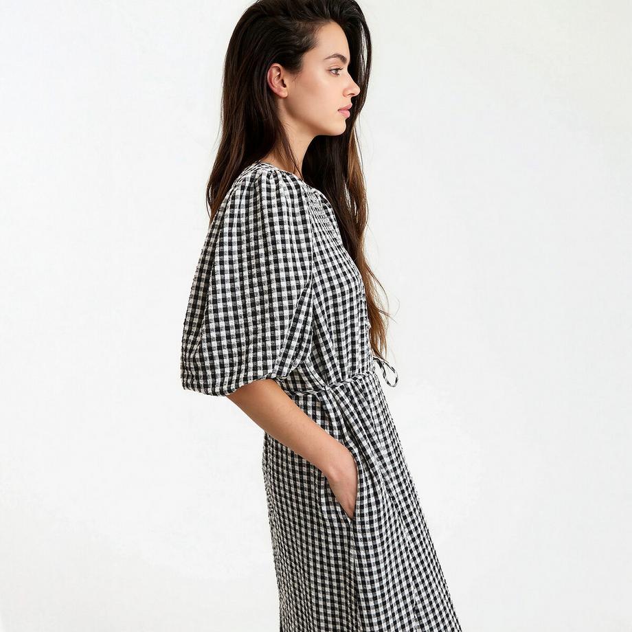 La Redoute Collections Ausgestelltes Vichy Kleid  