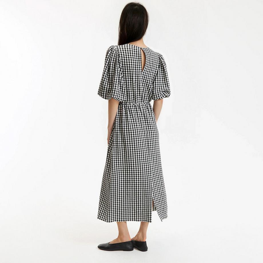 La Redoute Collections Ausgestelltes Vichy Kleid  