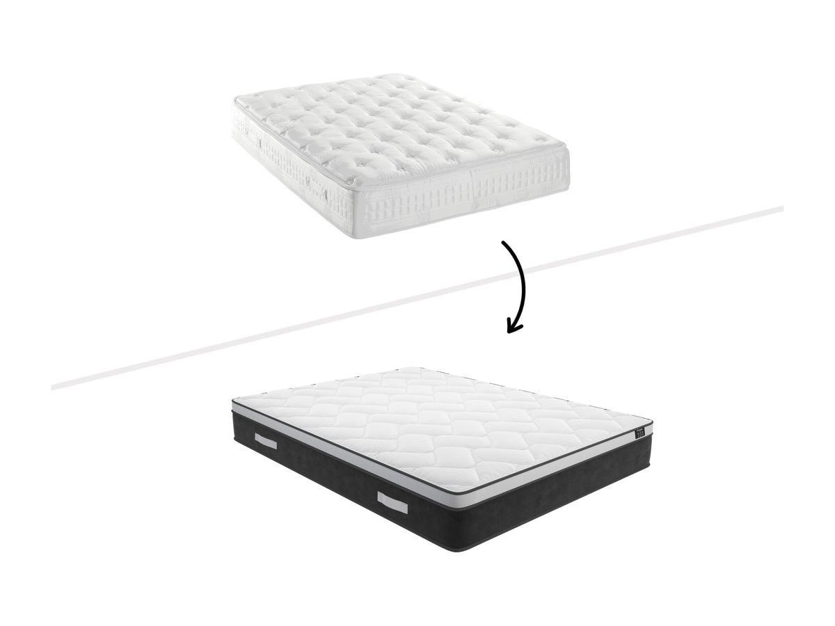 DREAMEA Ensemble Sommier + Matelas ressorts ensachés mémoire de forme ASTRIA Art Collection de DREAMEA 0  