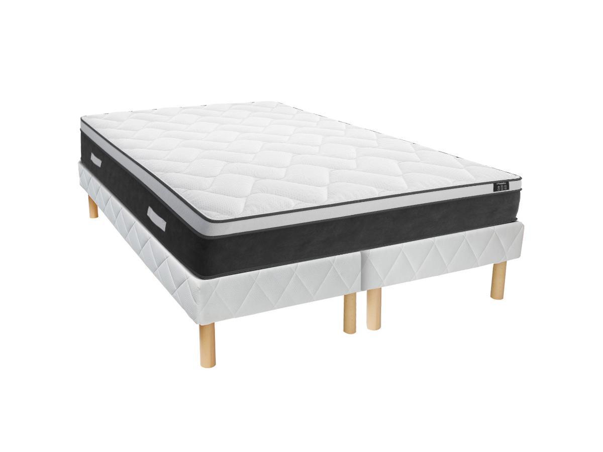 DREAMEA Ensemble Sommier + Matelas ressorts ensachés mémoire de forme ASTRIA Art Collection de DREAMEA 0  