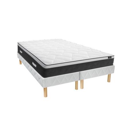 DREAMEA Ensemble Sommier + Matelas ressorts ensachés mémoire de forme ASTRIA Art Collection de DREAMEA 0  