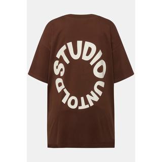 Studio Untold  T-shirt oversize, col rond, imprimé dans le dos 