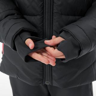 QUECHUA Wattierte Hybrid Wanderjacke Kinder  